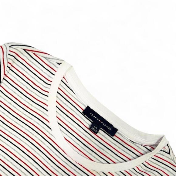 Tommy Hilfiger Womens Crew Neck T-Shirt Size L - Picture 2 of 3